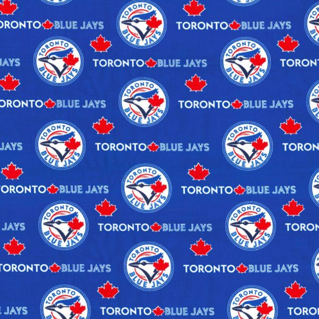 Fabric Traditions MLB Toronto Blue Jays Blue Cotton 6676-B (WA226)