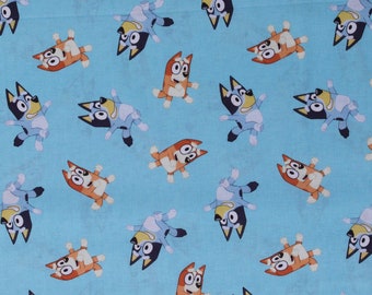 Bluey Family Fabric by the Yard, Springs Creative, Kids Fabric, Licensed  Fabric, 100% Quilting Cotton, Fat Quarters 