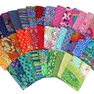 10 Fat Quarters - Kaffe Fassett Collections Floral Flowers Botanical Leaves Geometric Assorted Quality Quilters Cotton Fabric Bundle M222.09