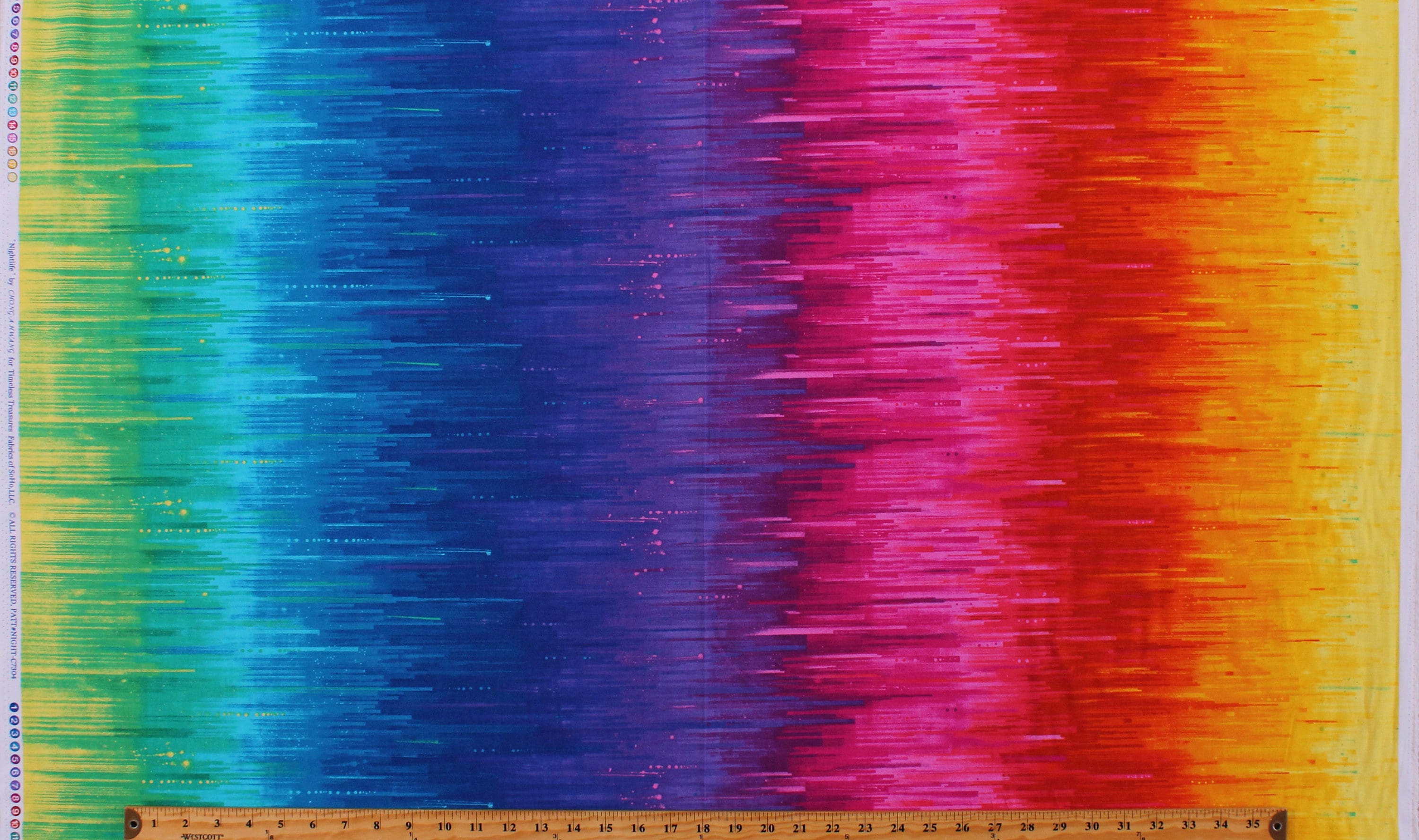 5 Color Rainbow Webbing - ROYGB - 1 1/2 5 Color Rainbow Webbing - ROYGB - 1 1/2