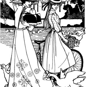 Folkwear Victorian Walking Skirt #209 Sewing Pattern (Pattern Only) folkwear209