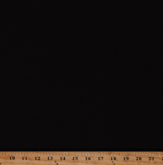 Cotton Blend Fleece Black 60" Wide Cotton/Poly Fabric by the Yard (8035) A414.31