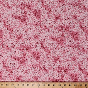 Cotton Pink Hydrangeas Flowers Spring Floral Garden Landscape Nature Pink Lady Cotton Fabric Print by the Yard (4712-26637-PIN1) D401.34