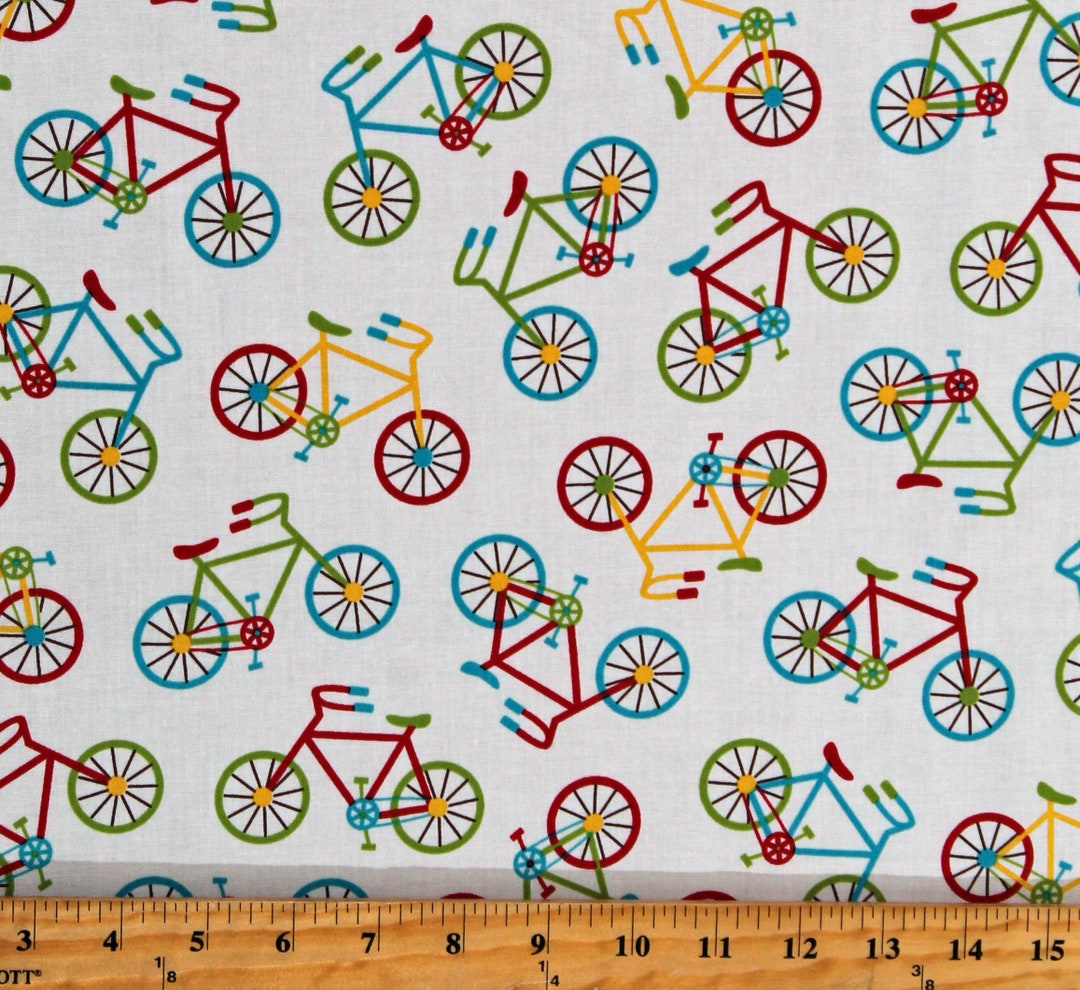 Cotton Bicycles Colorful Bikes Transportation Kids Ready Set Etsy