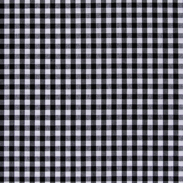 Cotton Carolina Gingham 1/4" Checks Checkered Patterned Black Cotton Fabric Print by the Yard (P-16368-2-BLACK) D140.12