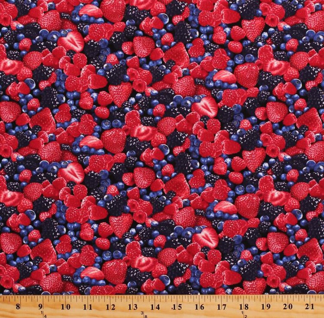 Cotton Berries Berry Fruits Raspberries Raspberry Blueberries ...