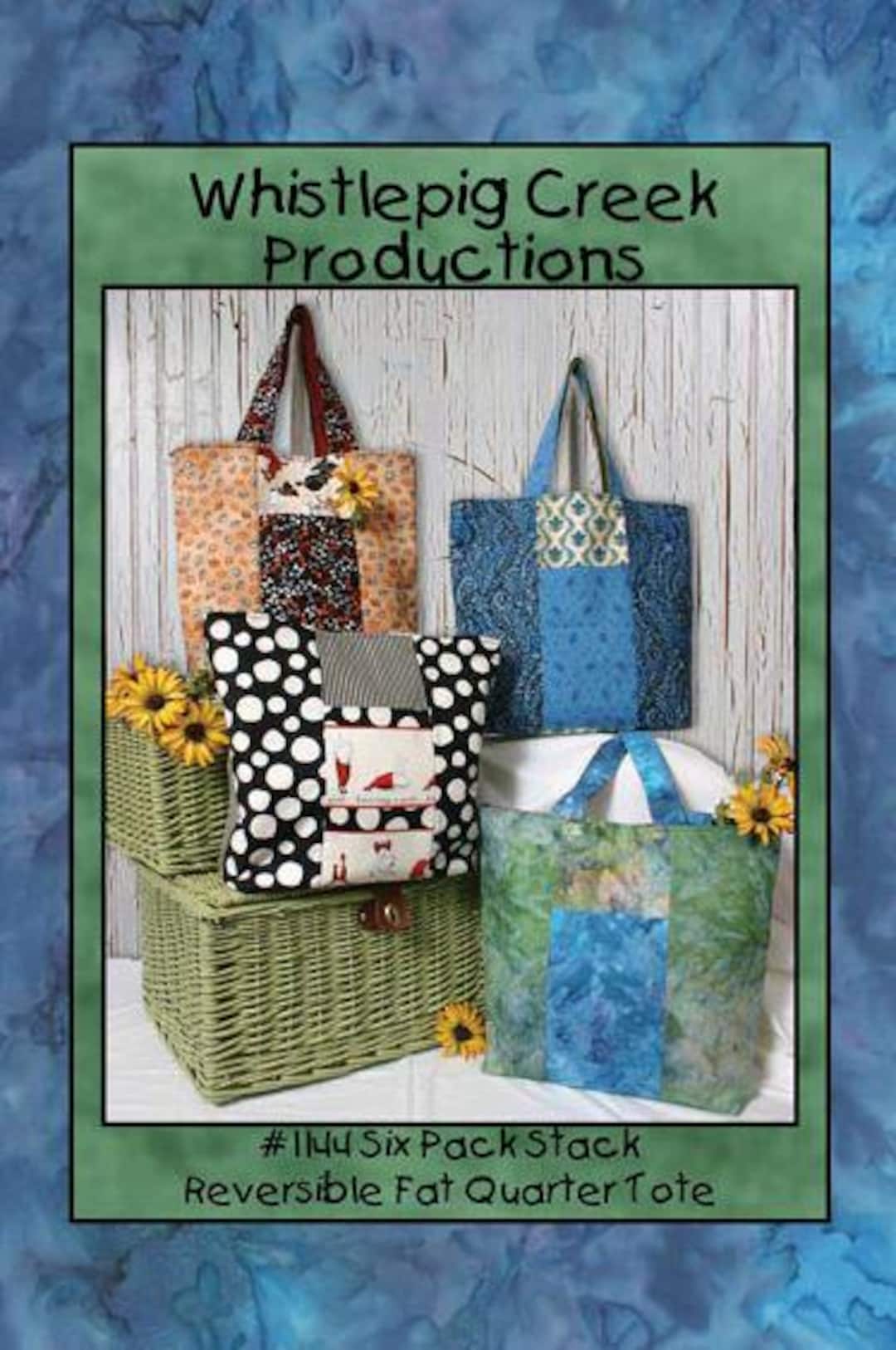 Sewing Pattern - Whistlepig Creek Productions Six Pack Stack Reversible ...