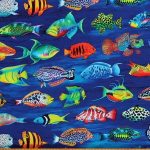 Aquatic print fabric -  Canada