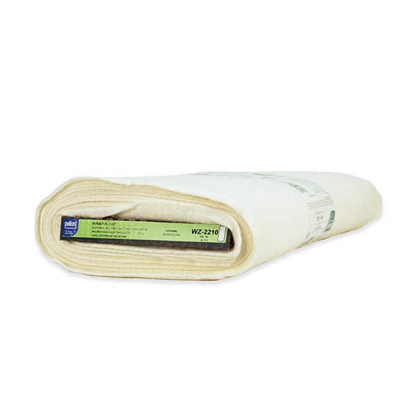 Pellon® Wrap-N-Zap® Microwave Safe No Scrim Needle Punched 100% Natural Cotton Batting Sold by the Yard (WZ-2210) D266.21