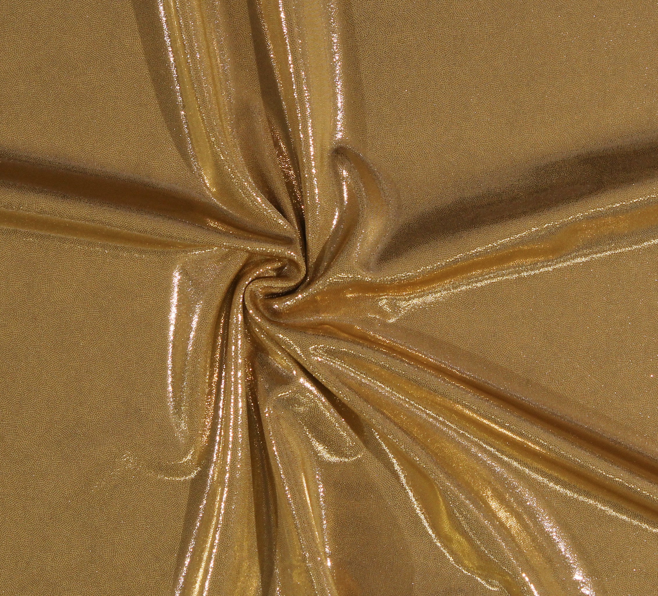 Gold Shimmer Stretch Fabric 