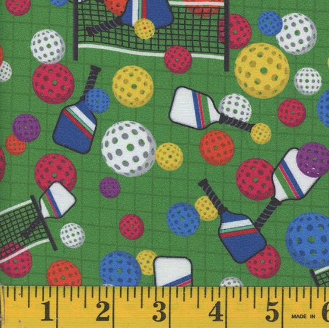 Cotton Pickleball Pickle Ball Sports Paddle Net Court Green Cotton