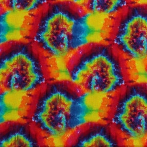 Cotton Rainbow Tye Dye Rainbows Tye Dyes Colorful Cotton Fabric Print by the Yard (118037) D767.76