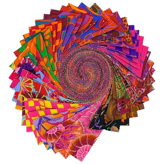 Jelly Roll - Kaffe Fassett August 2024 Hot Freespirit 40pc Design