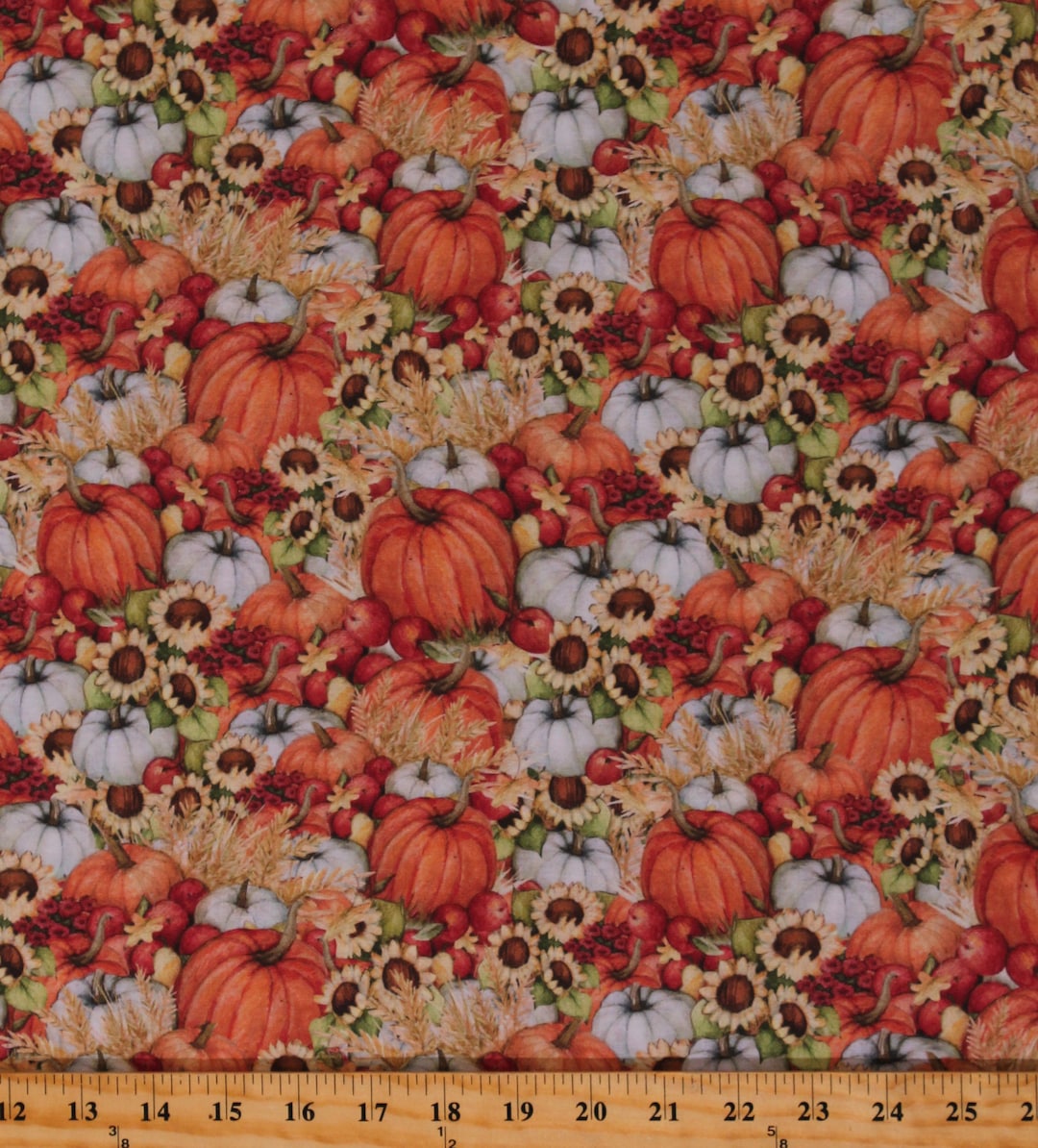 Cotton Pumpkin Field Pumpkins Sunflowers Apples Plants Harvest Fall ...