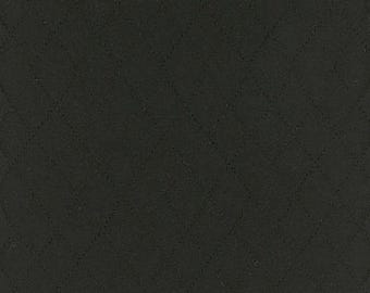 Double-Face Quilted Reversible Black Solid 42" Wide Fabric by The Yard (143644) D168.41