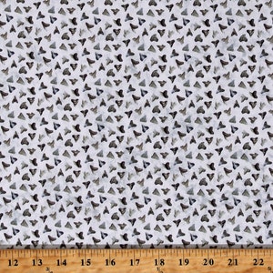 Cotton Shark Teeth Sharks Tooth Shark Attack Off-White Cotton Fabric Print by the Yard (24063-10) D691.23