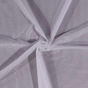 60&quot; White French Fuse Garment Construction Lightweight Fusible Interfacing Fabric by the Yard (5365S-4B) D266.11