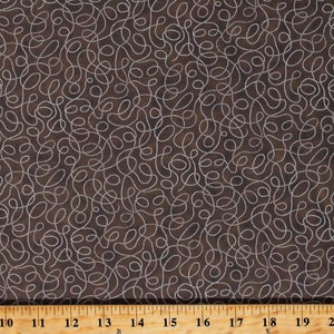 Cotton Ropes Lassos Western Wild West Cowboys Cowgirl Spirit Brown Cotton Fabric Print by the Yard (OA5936001) D466.62