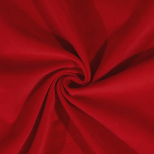 Velveteen Red (Maraschino Red) 44" Wide Cotton Velveteen Fabric by the Yard (6511M-12B)(7483M-1D) A103.16