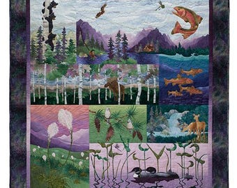 Quilt Kit - Calling Me Home Full Quilt Kit McKenna Ryan Hoffman 57" x 60.5" Finished Size Quilts Quilting Kit - Sold by the Kit (M539.06)