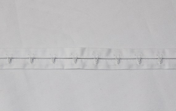 Hook & Eye Tape White 1/2 Spacing Cotton Trim Sold by the Yard M217.29 -   Israel