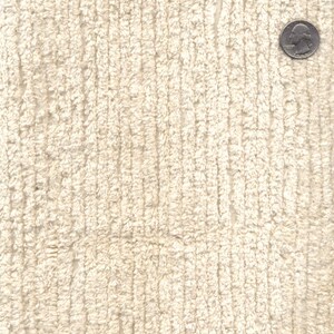 1/2 Yard - Terry Chenille Fabric Natural (Cream/Ivory) - Sold by the 0.5-Yard Piece (TC0501-596) M218.03
