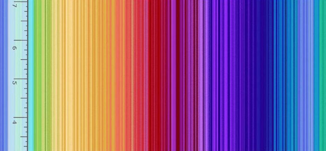 Cotton Hacienda Multi Bright Stripes Blender Mixer Rainbow