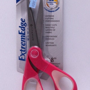 Westcott 8 inch Scissors ExtremEdge Titanium Straight Handle Pink Scissors (14731-pink) M207.23