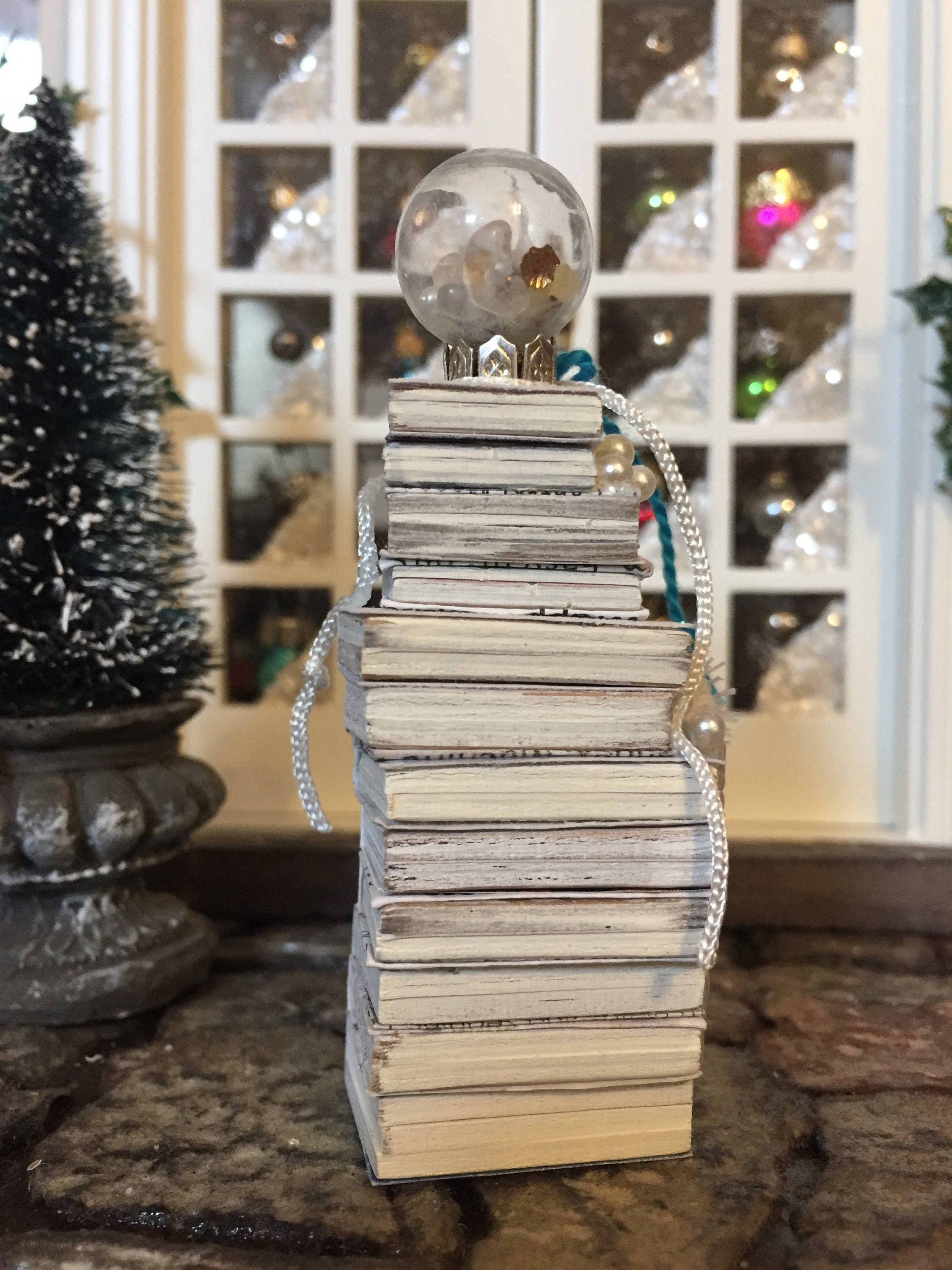 Winter Wonderland Snow Globe Books Etsy
