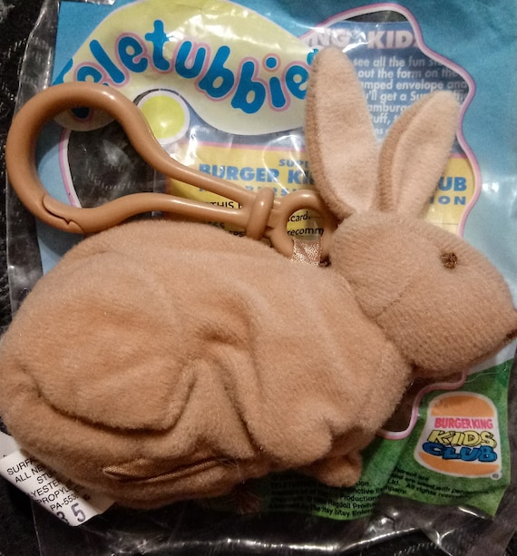 Teletubbies Brown Rabbit Burger King Toyrabbit Toyburger Etsy