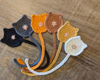 Crochet cat butt bookmark PATTERN ONLY
