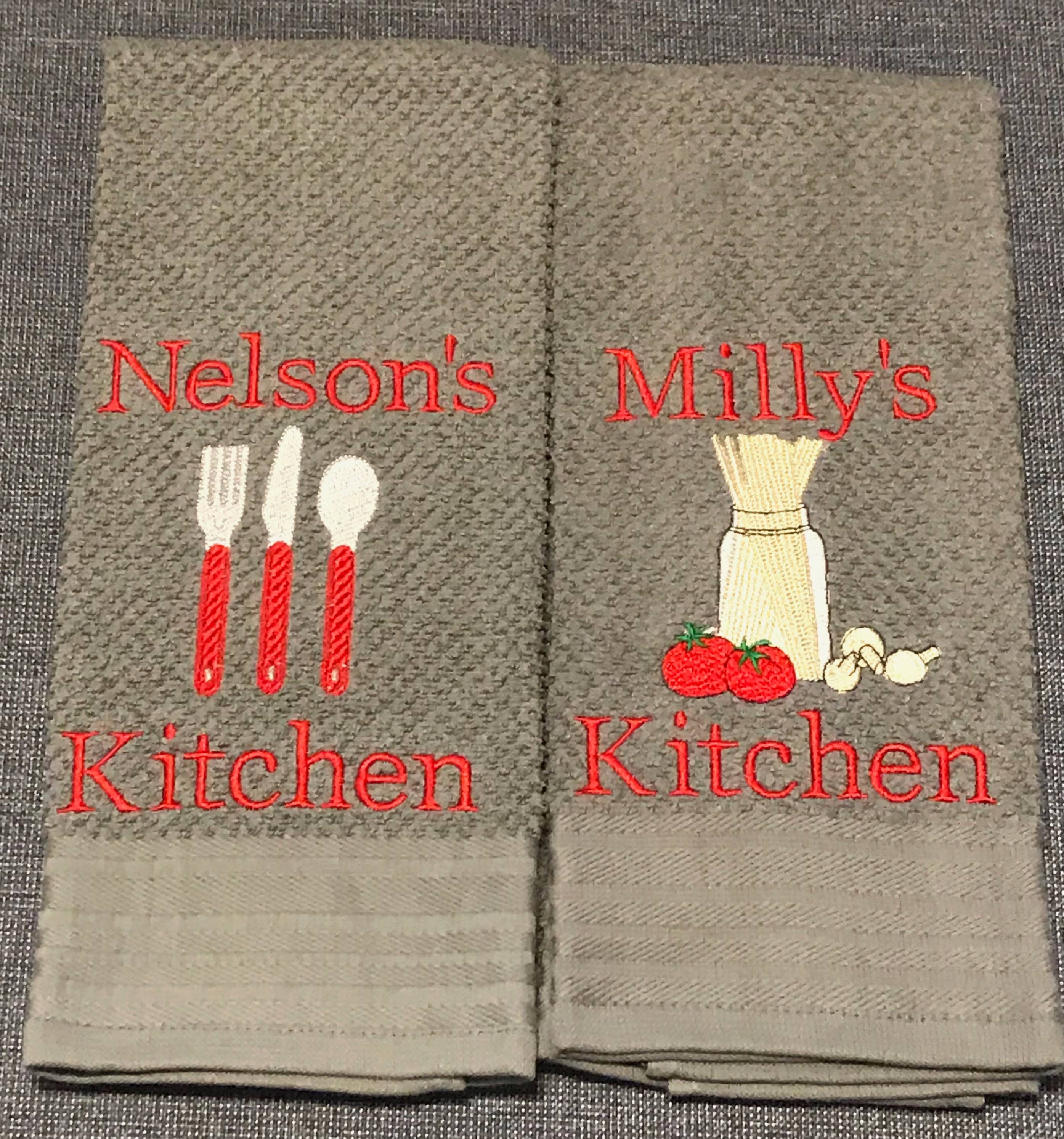 Toallas de cocina Decoración de la cocina Toallas de | Etsy