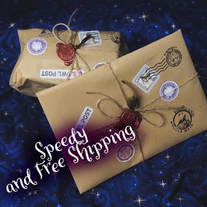 Wizards School Acceptance Letter Set | Personalized  Handcrafted Bespoke Quality Gift | Real Wax Seal | Magic Party Invitations