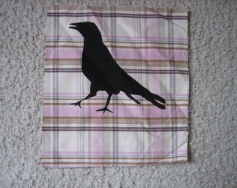 Crow/Raven patch 9" x 8"