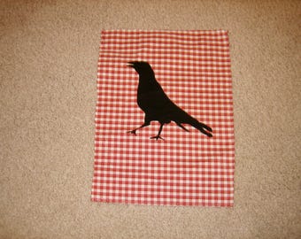 Crow/Raven patch 12" x 8.75"