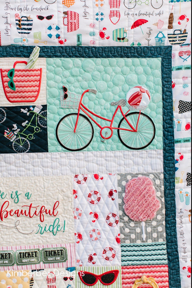 Vintage Boardwalk Quilt Kit Kimberbell Designs Quilt Kit Etsy