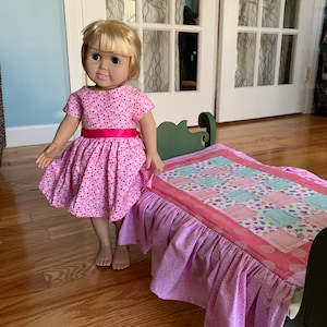 Doll quilt - Mini Quilt - patchwork quilt