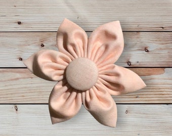 Fabric flower clip - hair clip - fabric flower