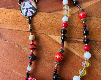 St. Faustina von Polen Rosenkranzkranz drei Jahrzehnte