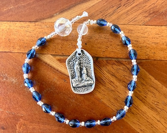 Our Lady of Lourdes & St. Bernadette Healing Waters Miracle Strand Chaplet