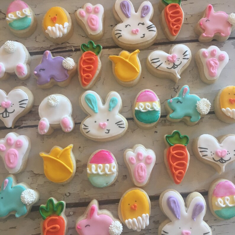 Mini easter cookies Etsy