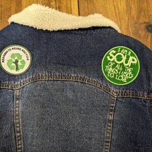 Reanimate Reuse Recycle - Embroidered Iron-on Patch - Etsy