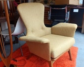 Rare mid century modern Adrian Pearsall for Craft Associates Wingback Lounge Chair