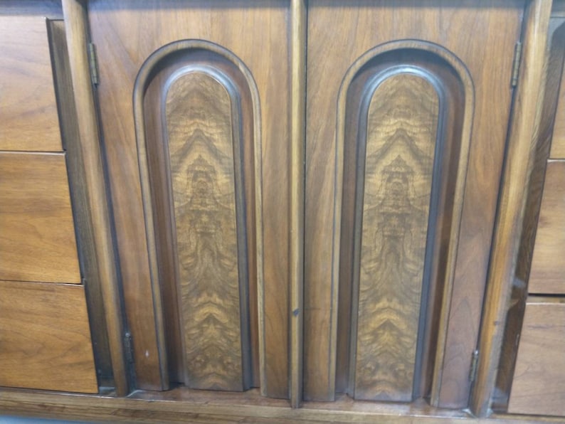 Mid Century Modern Three Piece Bedroom Set Etsy