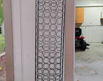 Vintage Wrought Iron Arthur Umanoff Wine Rack