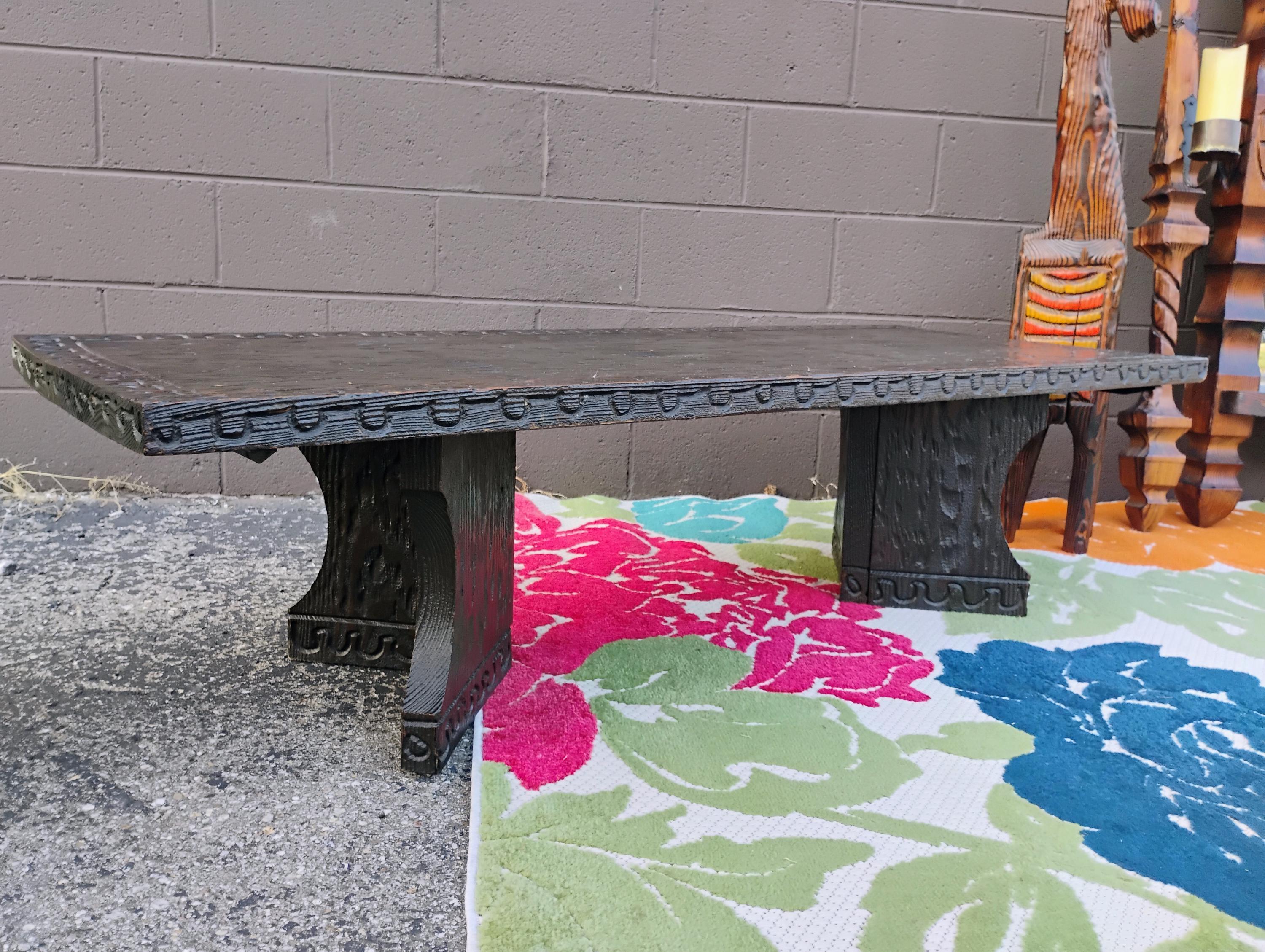 Witco or Style Polynesian Jungle Room Coffee Table