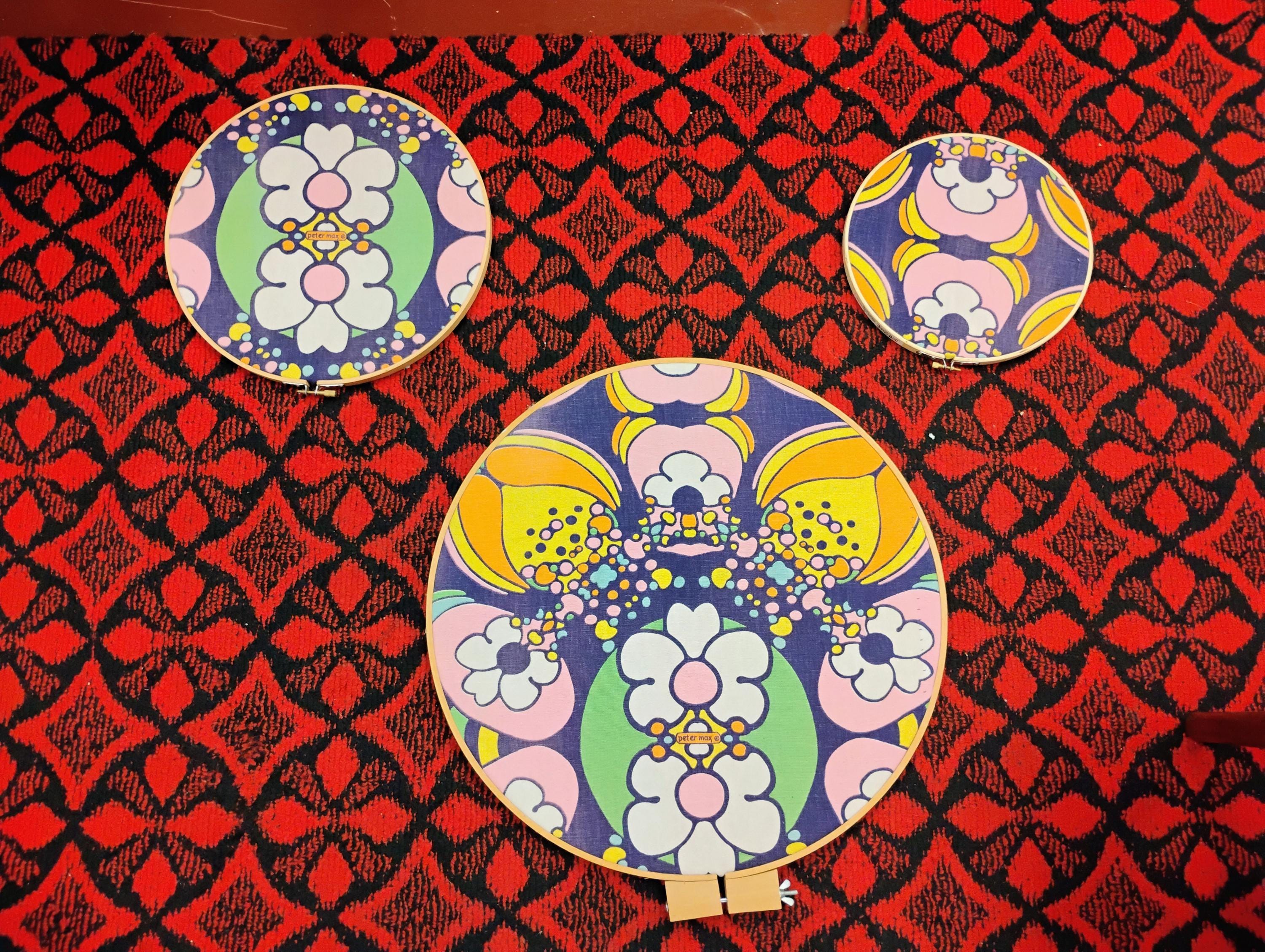 Peter Max Fabric Vintage - Etsy
