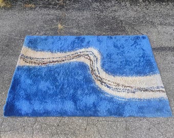Vintage Rya Style Shag Rug