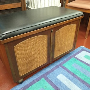 Mid Century Modern Lane Record Cabinet image 1