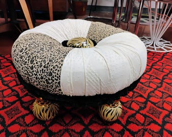 McKenzie Child's STYLE Footstool Ottoman Tuffet